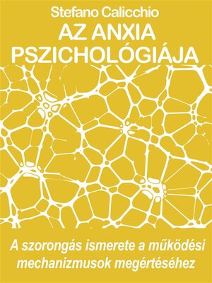 cover image of Az anxia pszichológiája